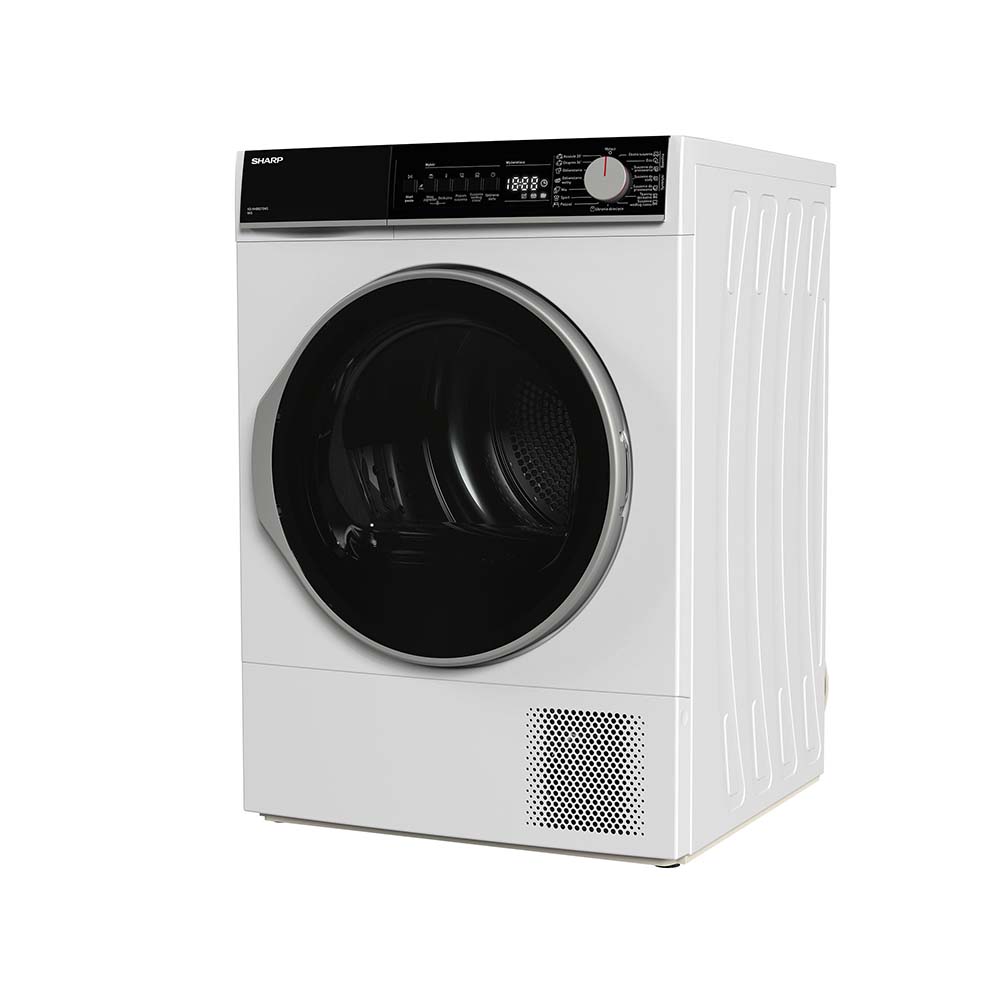 Sharp KD-NHB8S7GWD-PL Freestanding Tumble Dryer