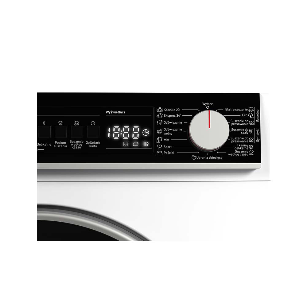 Sharp KD-NHB8S7GWD-PL Freestanding Tumble Dryer