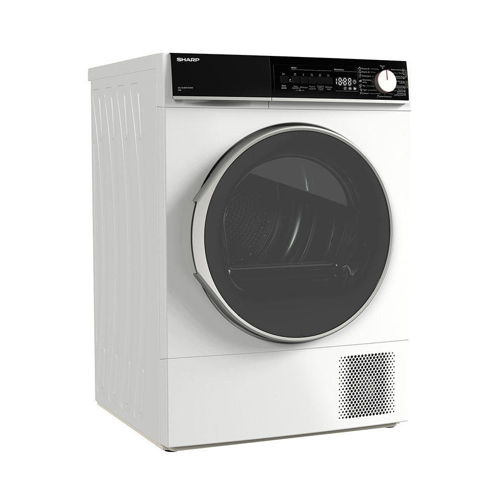 Sharp KD-NHB9S7GWD-PL Freestanding Tumble Dryer