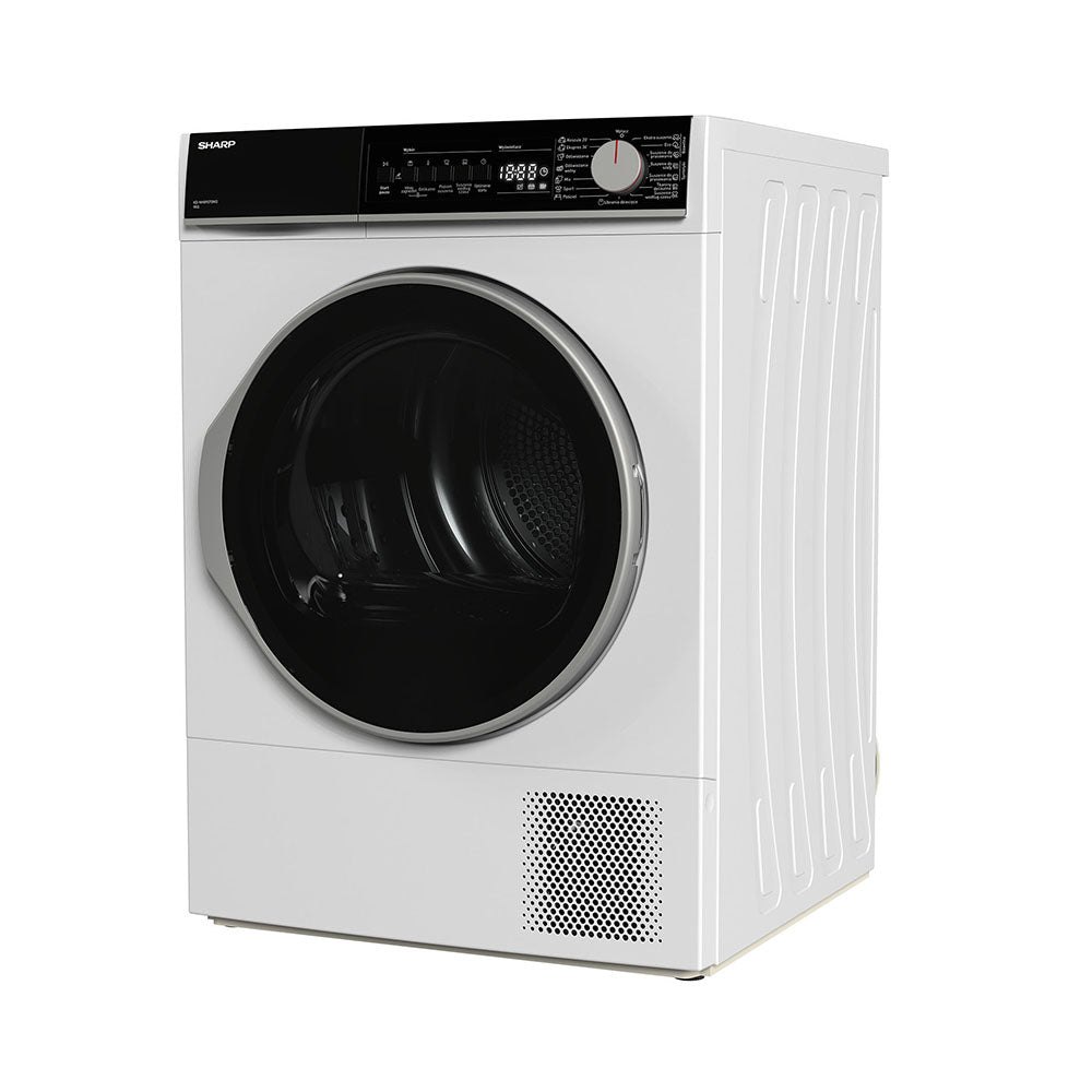 Sharp KD-NHB9S7GWD-PL Freestanding Tumble Dryer