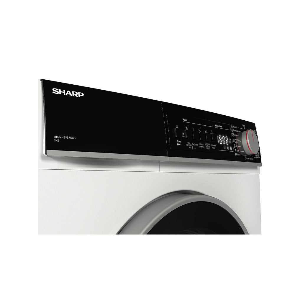 Sharp KD-NHB9S7GWD-PL Freestanding Tumble Dryer