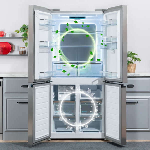 SHARP SJ-NBA44IMXIE-EU 70cm NF Fridge-Freezer with E Class, 481 L