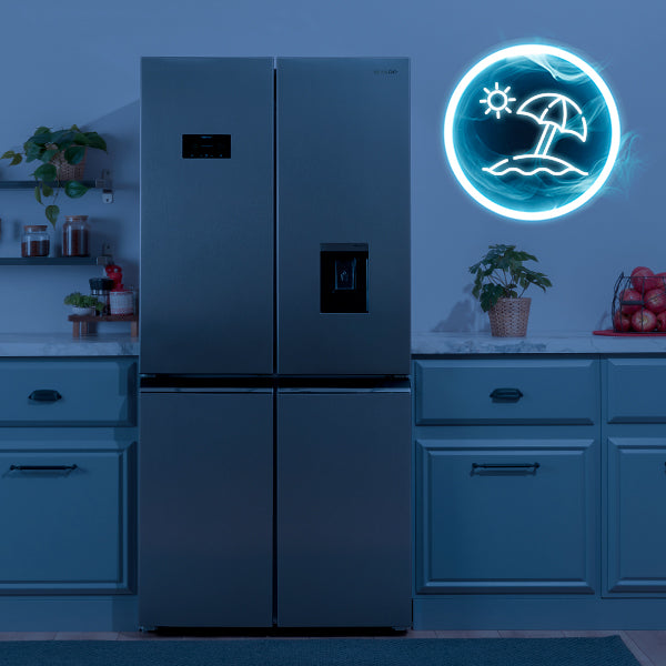 SHARP SJ-NBA34IHXIE-EU 70cm NF Fridge-Freezer with E Class, 481 L