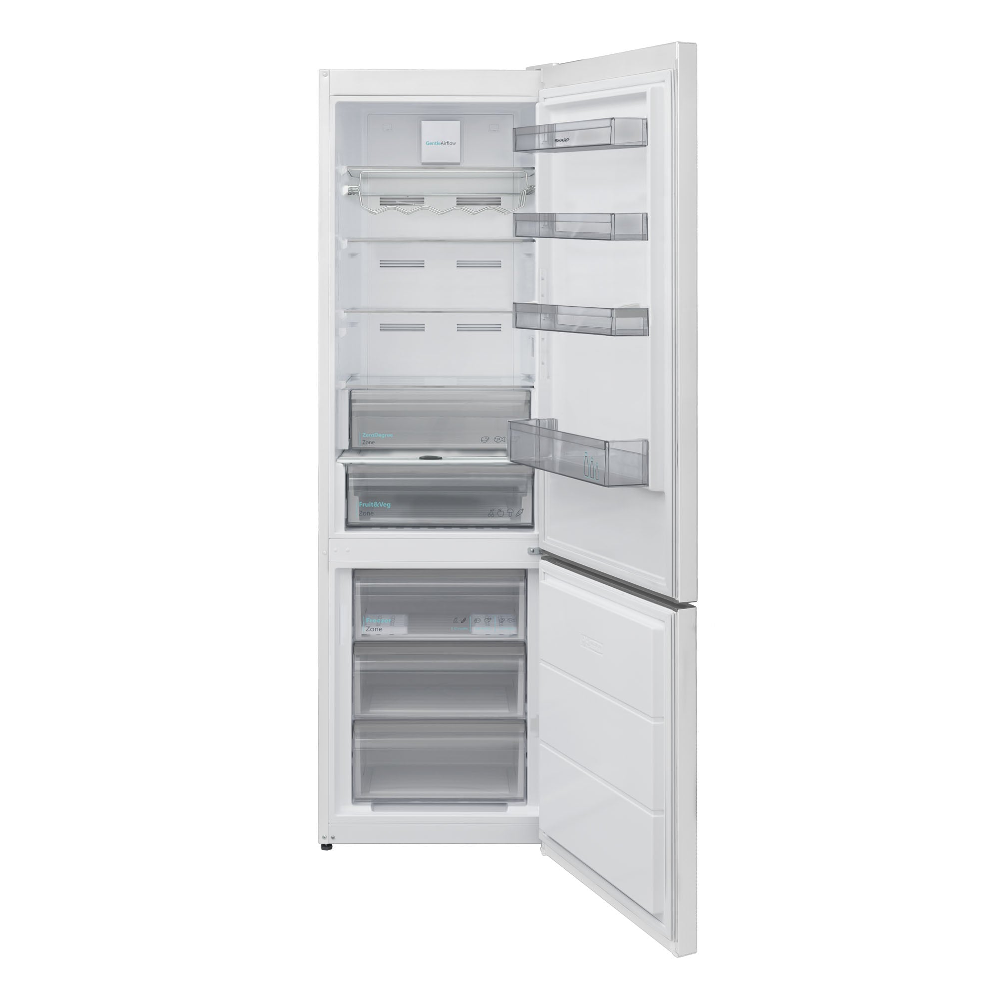SHARP SJ-NBA32DMXWE-EU 60cm NF Fridge-Freezer