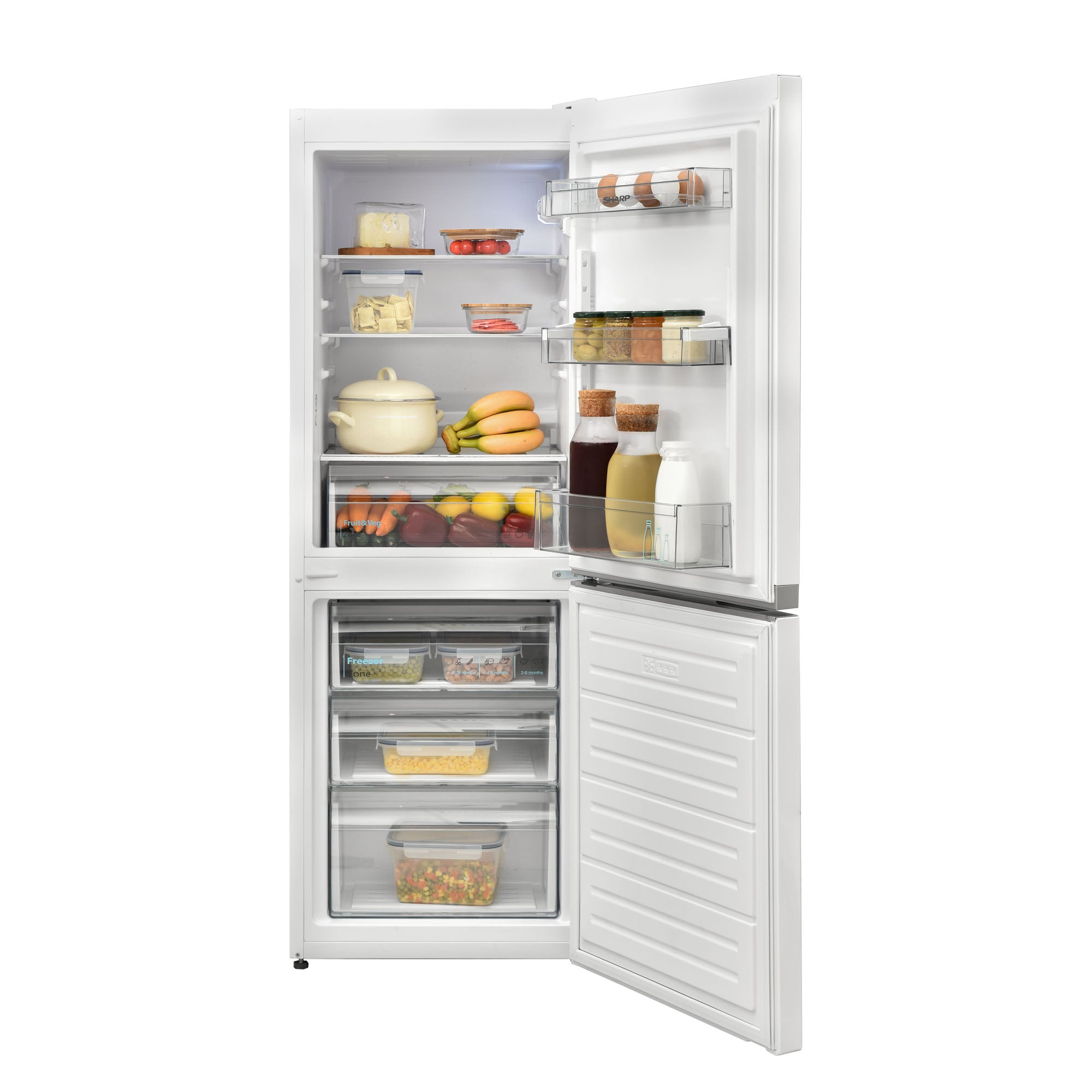 SHARP SJ-BB02DTXWE-EN 54cm Fridge-Freezer