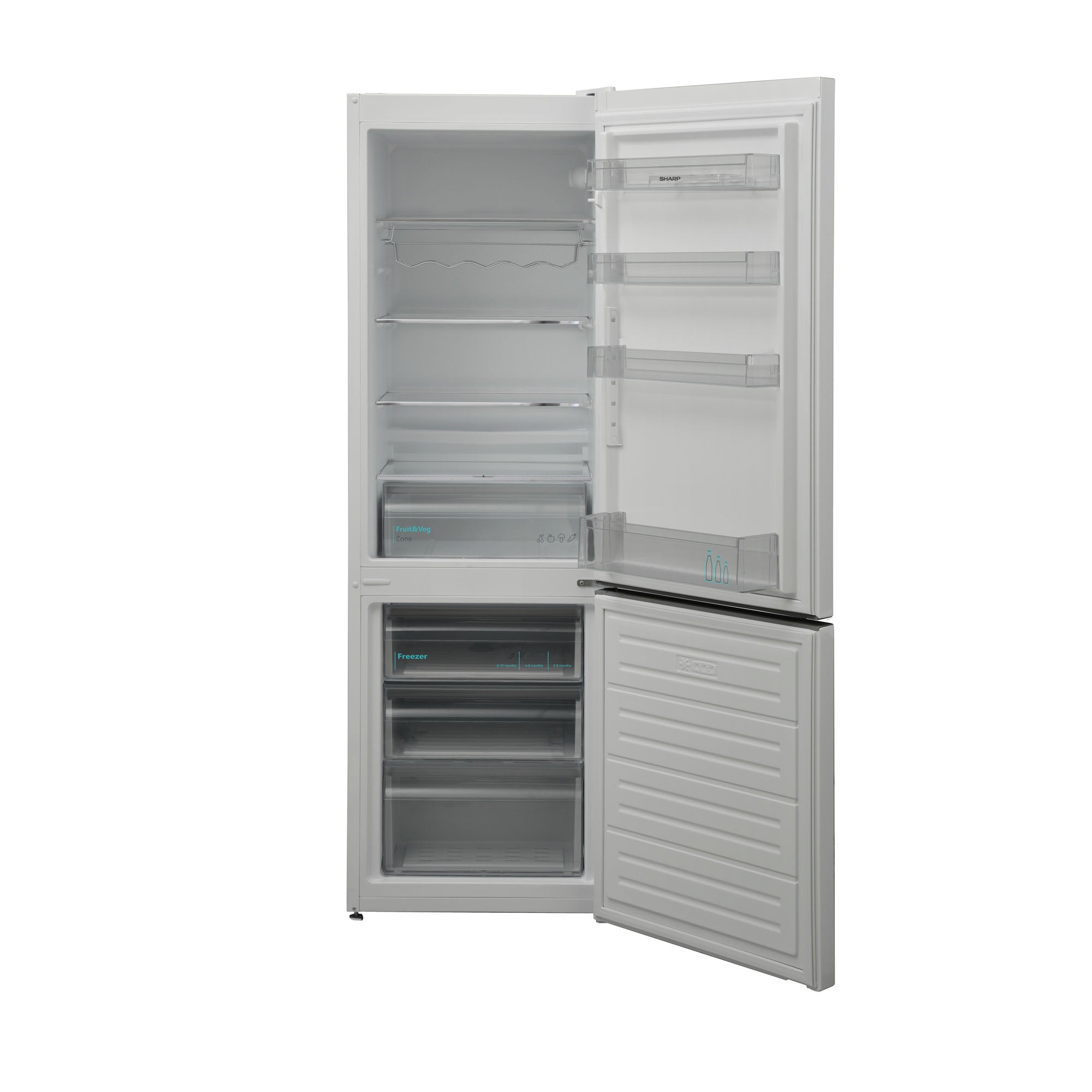 SHARP SJ-FBB05DTXWD-EU 54cm Fridge-Freezer with D Class, 288 L