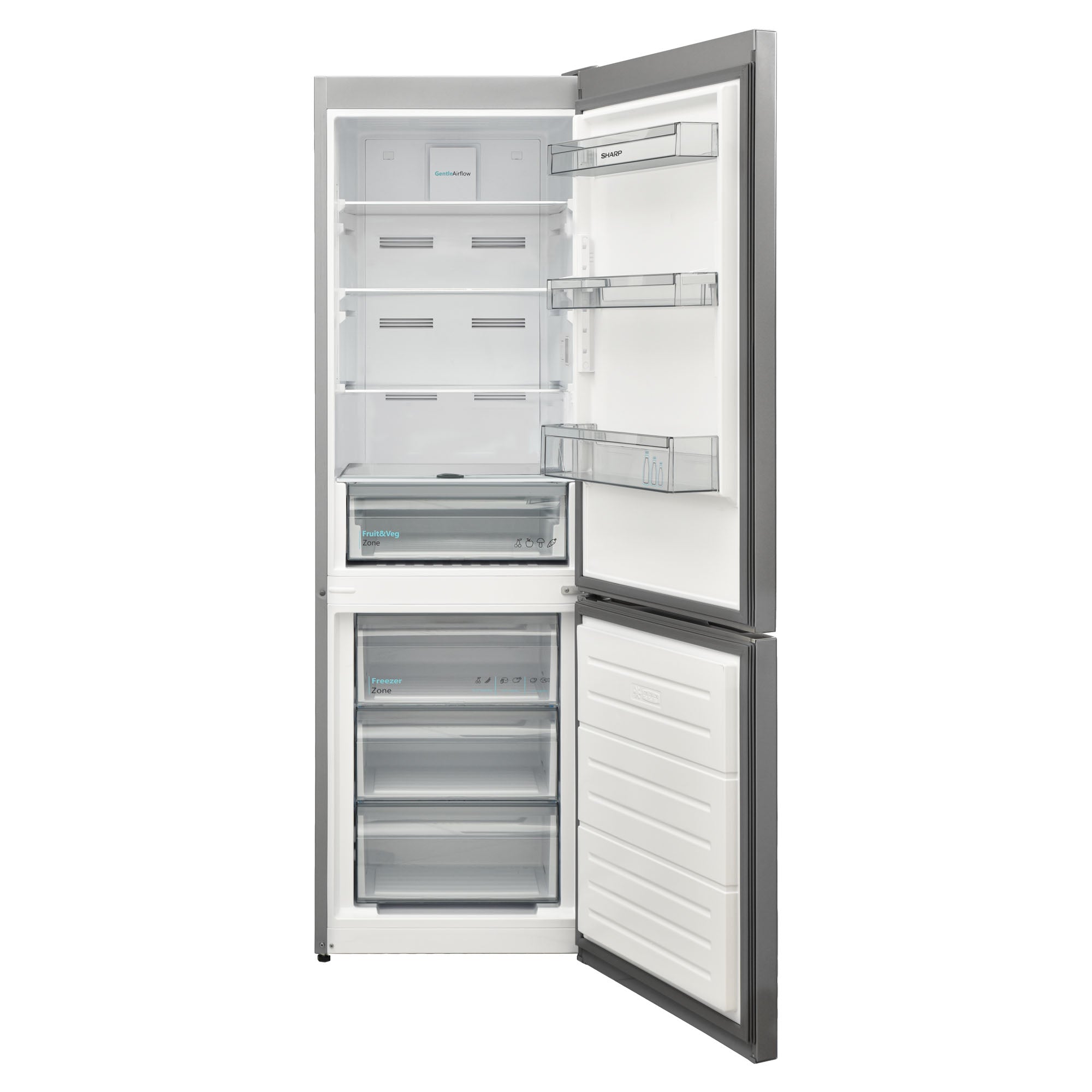 SHARP SJ-NBA11DMXPE-EU 60cm NF Fridge-Freezer